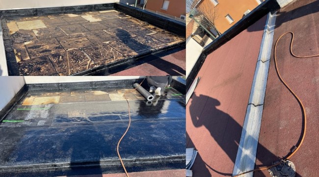 Réfection toit-terrasse chemin du Vignerai à Sète